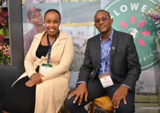At the booth of The Flower Hub, Joyce Muchiri (Communications Manager) was having a nice conversation with Elias Thuku. Elias is the former Communications Manager from The Flower Hub and Joyce took his place when he went to be the Managing Director at Legrane ltd.